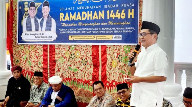 Gelar Doa dan Buka Puasa Bersama, JKA dan Rahmat Hidayat Resmi Tempati Rumah Dinas Bupati Padang Pariaman