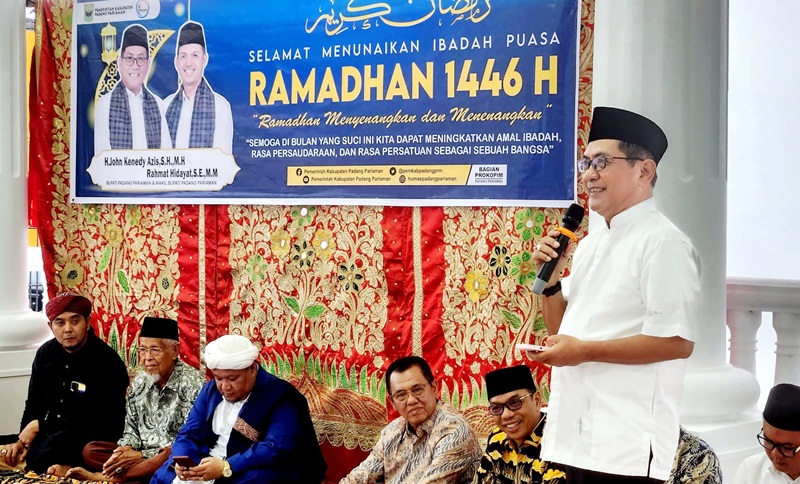 Gelar Doa dan Buka Puasa Bersama, JKA dan Rahmat Hidayat Resmi Tempati Rumah Dinas Bupati Padang Pariaman