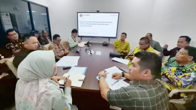 Pansus DPRD Sumbar Konsultasikan RTRW 2025-2045 ke Kementerian ATRBPN