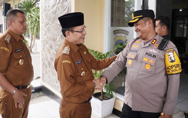 Perkuat Sinergi, Wali Kota Payakumbuh Bertemu Kapolres Bahas Penguatan Kamtibmas