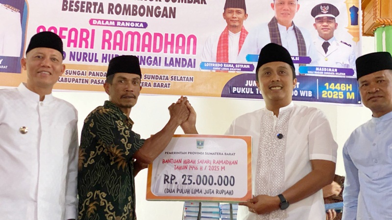 Safari Ramadan di Wilayah Terpencil Kabupaten Pasaman, Wagub Sumbar Pembangunan Harus Merata