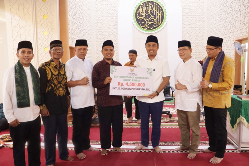 Wali Kota Payakumbuh Dampingi Wakil Gubernur Sumbar Safari Ramadan di Masjid Muhsinin