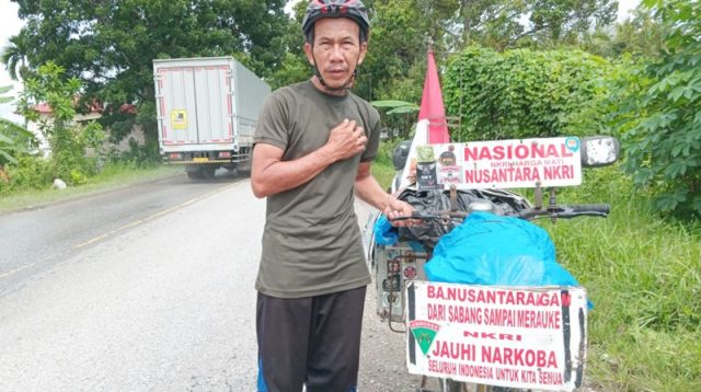 Zulkifli Tanjung Bersepeda Antar Provinsi, Kampanyekan Jauhi Narkoba